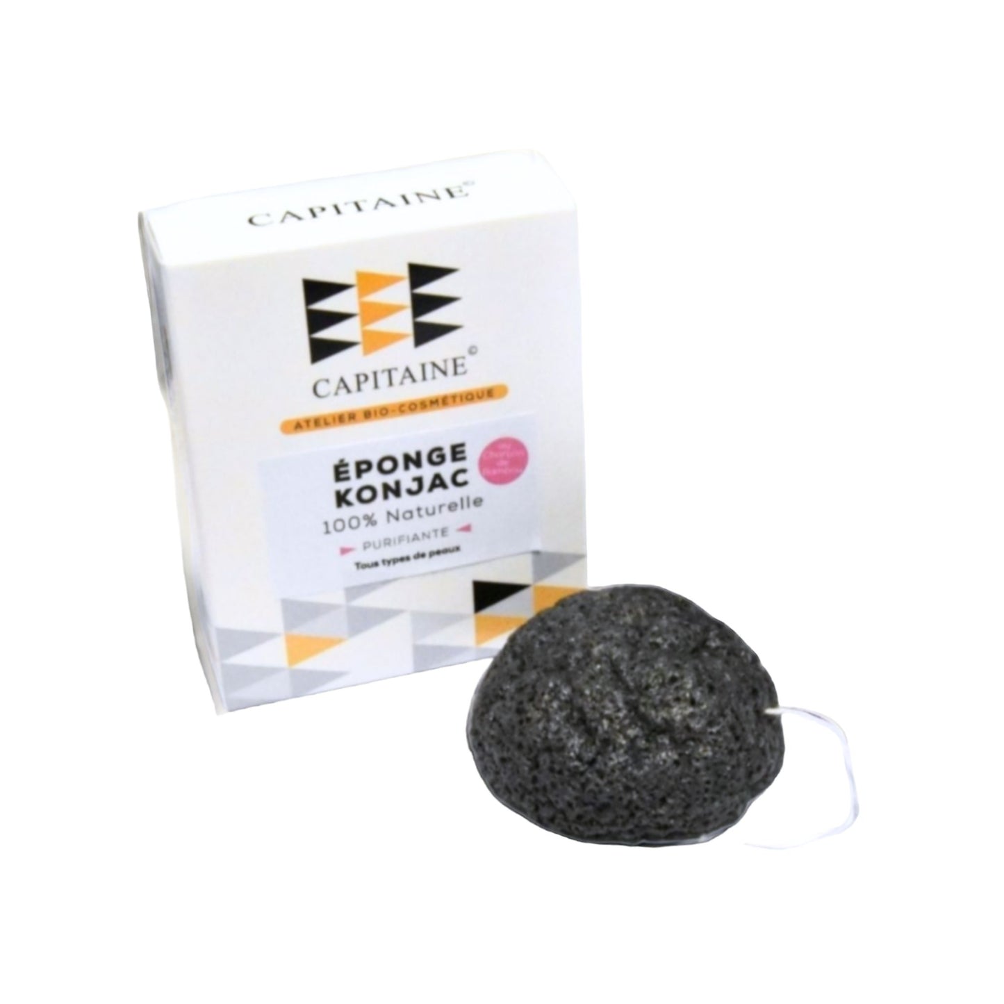 Éponge Konjac Charbon - 5gr